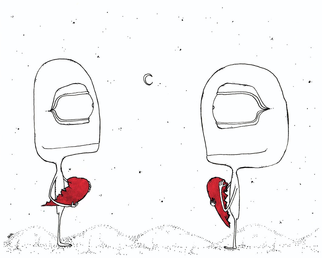 Creatures of the Heart Print - Then All at Once, They Were no Longer Strangers...