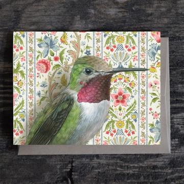 *Notecard - Ruby-throated Hummingbird