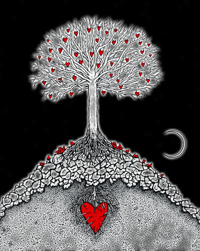 Creatures of the Heart Print - Night at the Great Tree