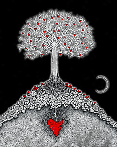 Creatures of the Heart Print - Night at the Great Tree
