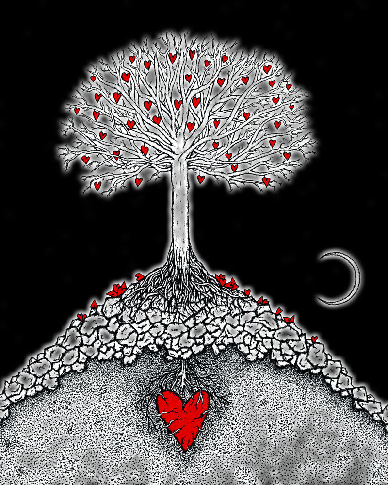 Creatures of the Heart Print - Night at the Great Tree