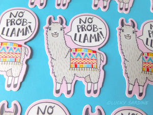 No Prob-llama! Sticker