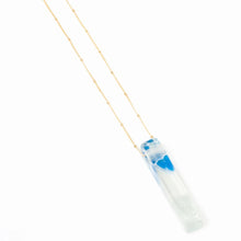 Mosaic Stilletto Gold Necklace