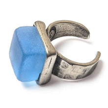 Cube Ring, Silver