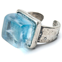 Cube Ring, Silver
