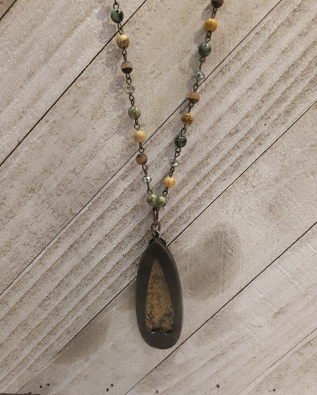 Egyptian pendant of natural stone