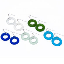 Seaglass Style Simple Earrings