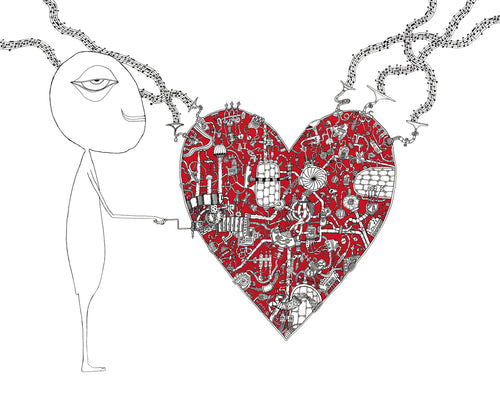 Creatures of the Heart print - The Heart is a Glorious Machine