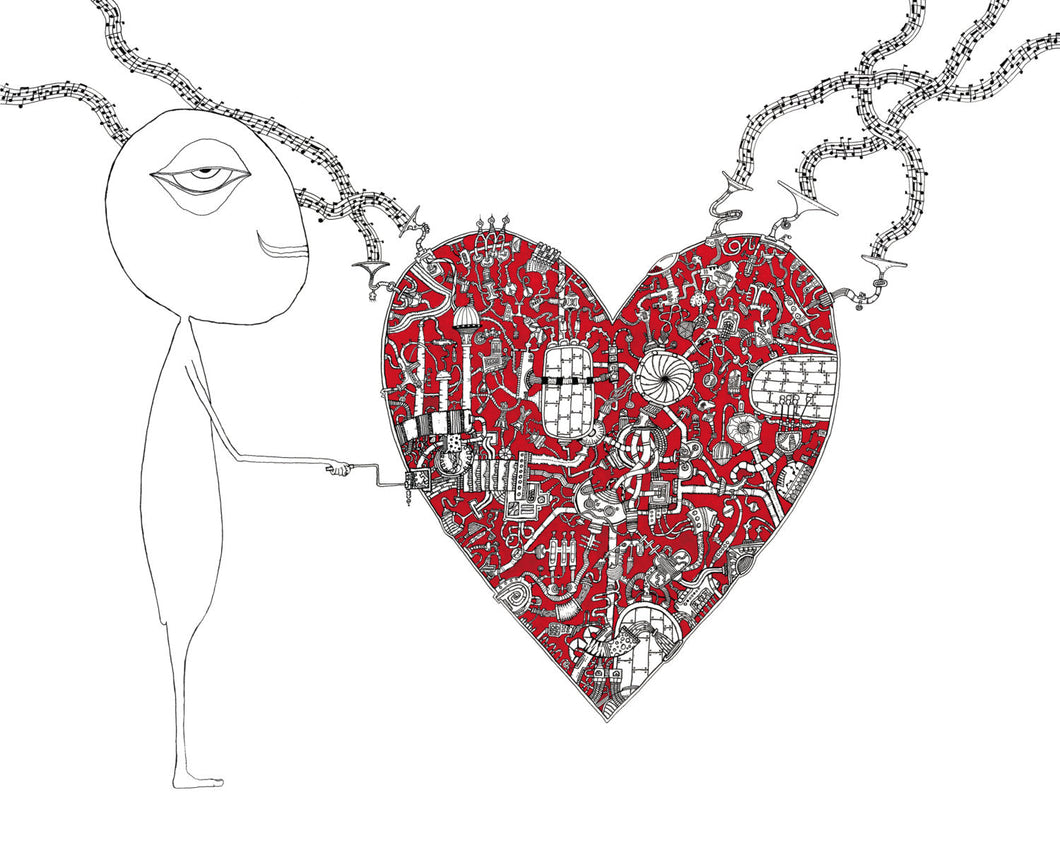 Creatures of the Heart print - The Heart is a Glorious Machine