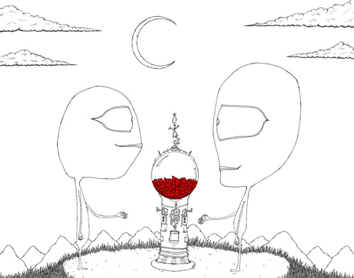 Creatures of the Heart print - The Perfect Place to Meet