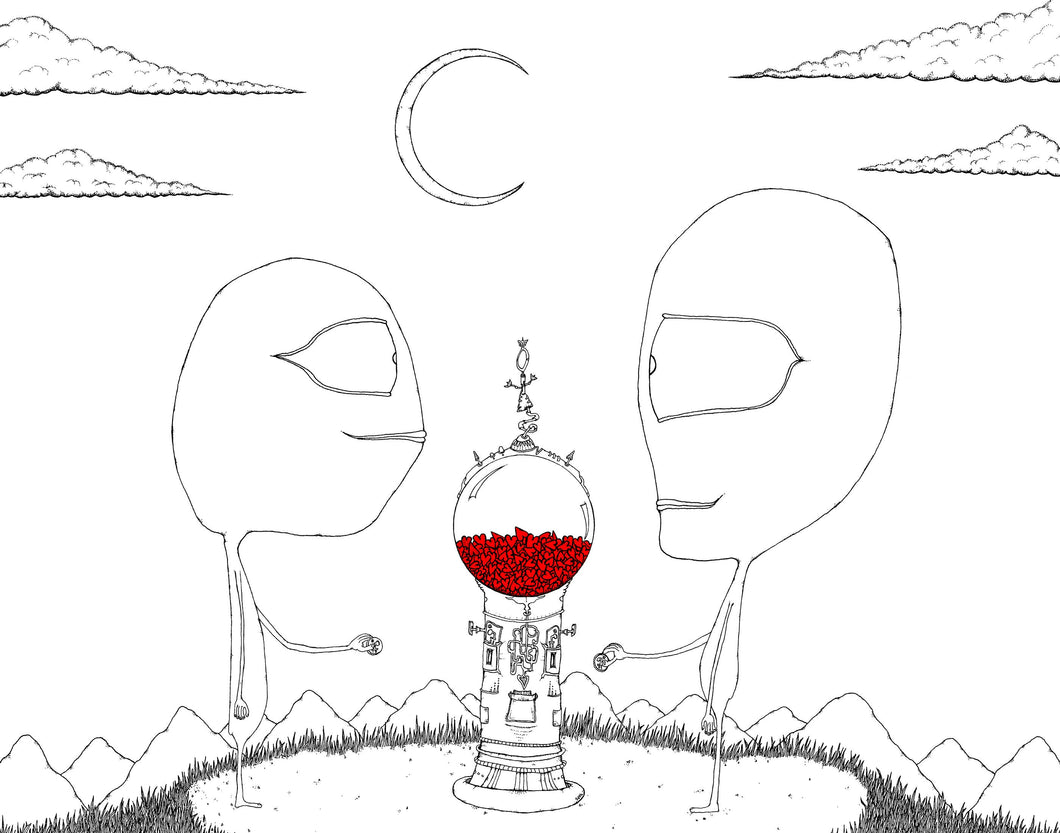 Creatures of the Heart print - The Perfect Place to Meet