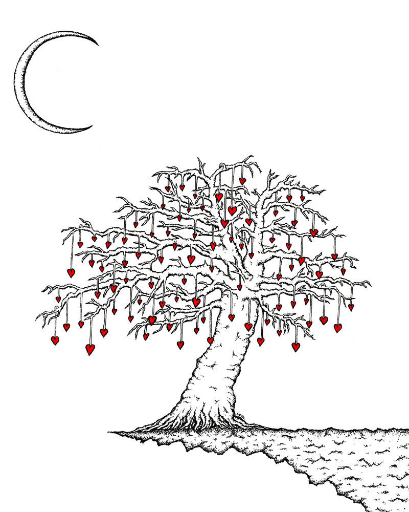 Creatures of the Heart Print - The Tree at the Edge of The World.
