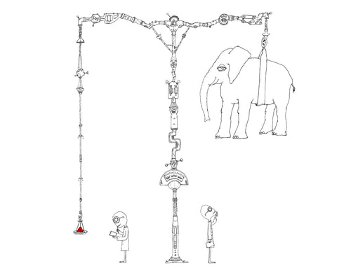 Creatures of the Heart print - The tremendous weight of a single heart