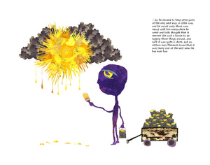 Small Tales Print - Theodore and his Many Buckets