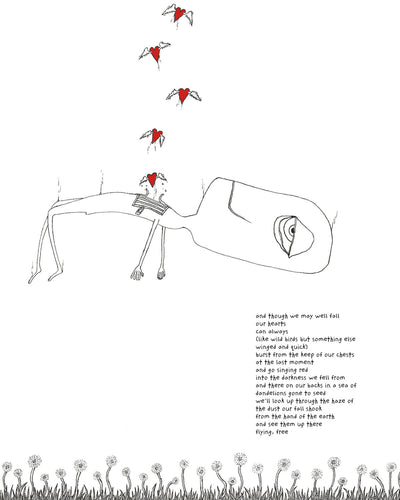 Creatures of the Heart print - Though we may fall...