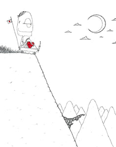 Creatures of the Heart Print - Walter and His Wagon