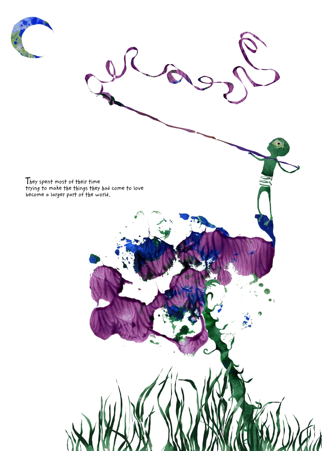 Small Tale Print - They did what they could with what they had