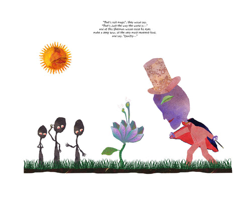 Small Tales print - World, The Magician